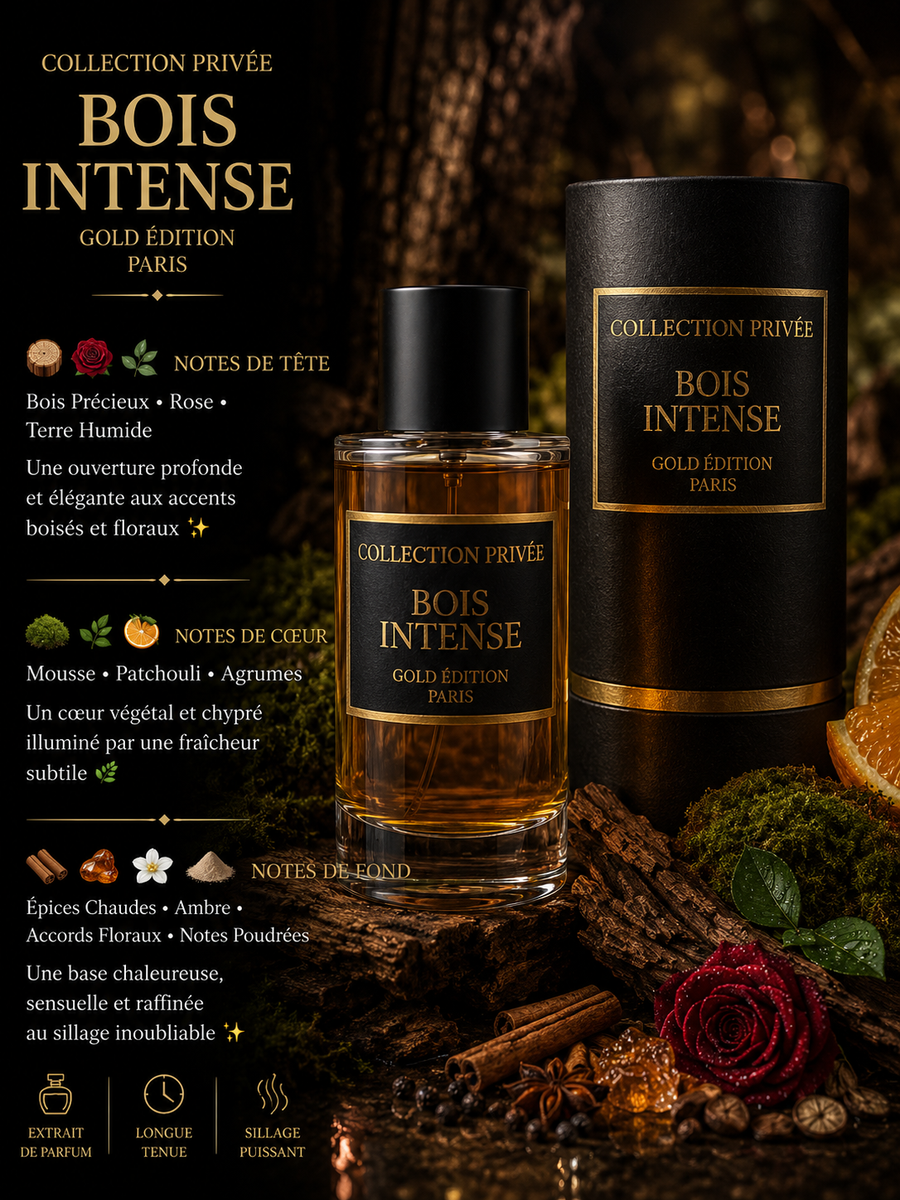 BOIS INTENSE 50ml - Eau de Parfum (gold édition)