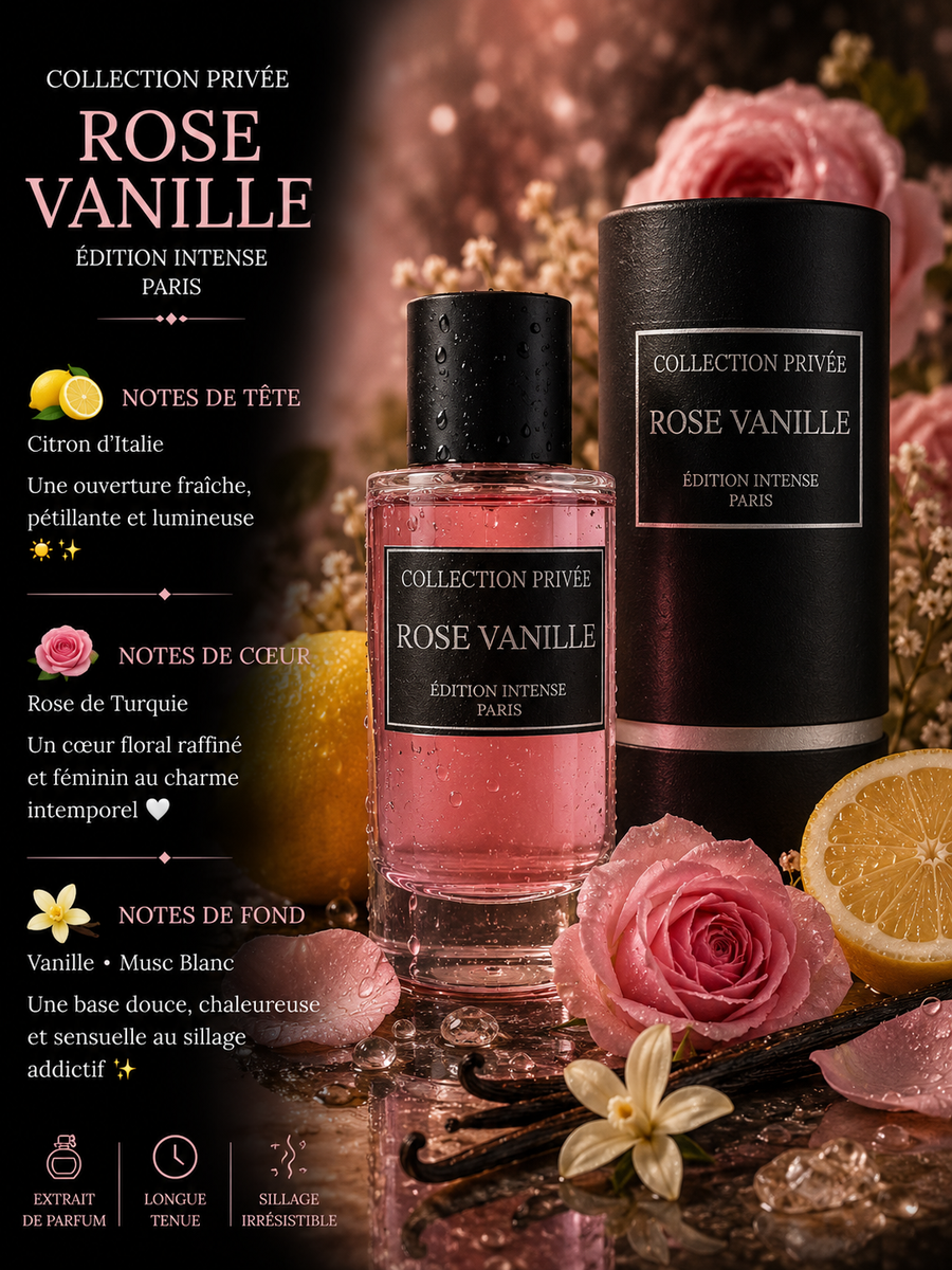 ROSE VANILLE 50ml - Eau de Parfum