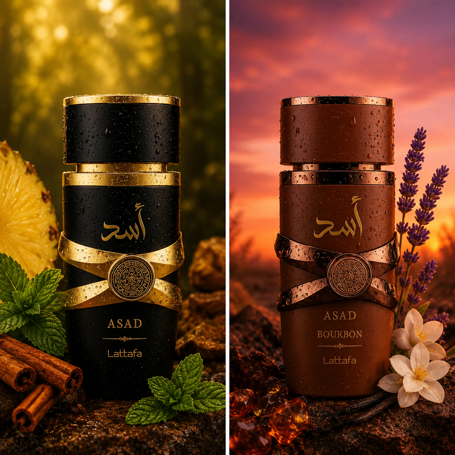 LATTAFA ASAD & BOURBON COFFRET 2 PARFUMS 100ml