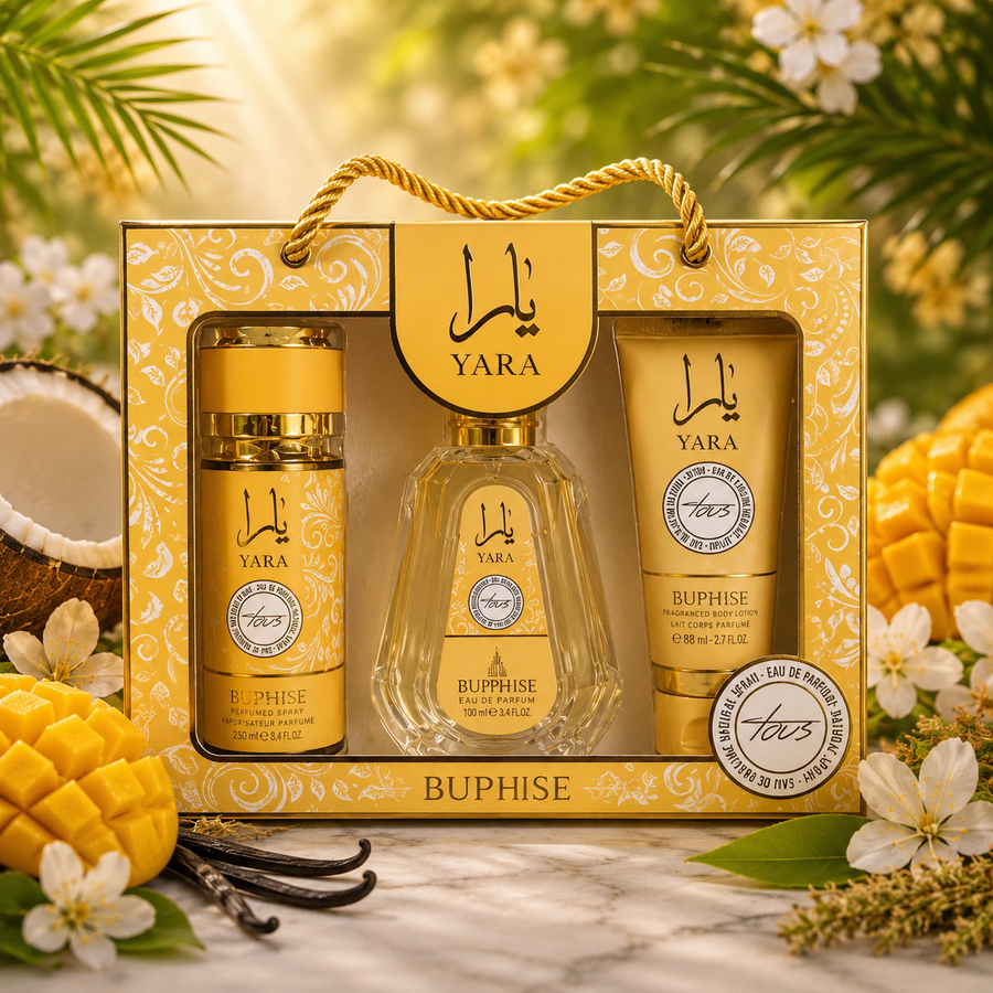 BURPHISE COFFRET PARFUM & SOINS 3 PIÈCES