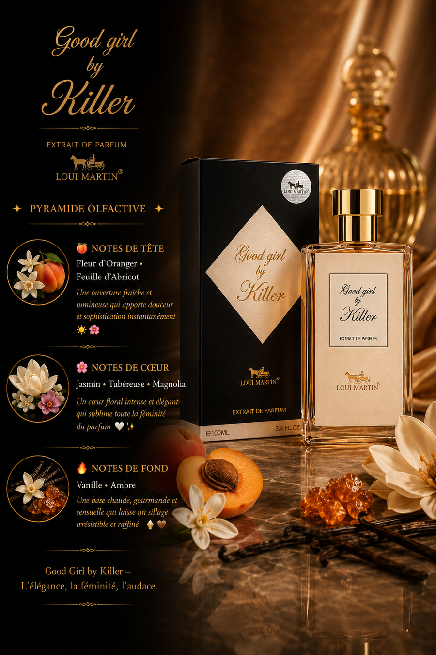 GOOD GIRL BY KILLER 100ml – Extrait de Parfum