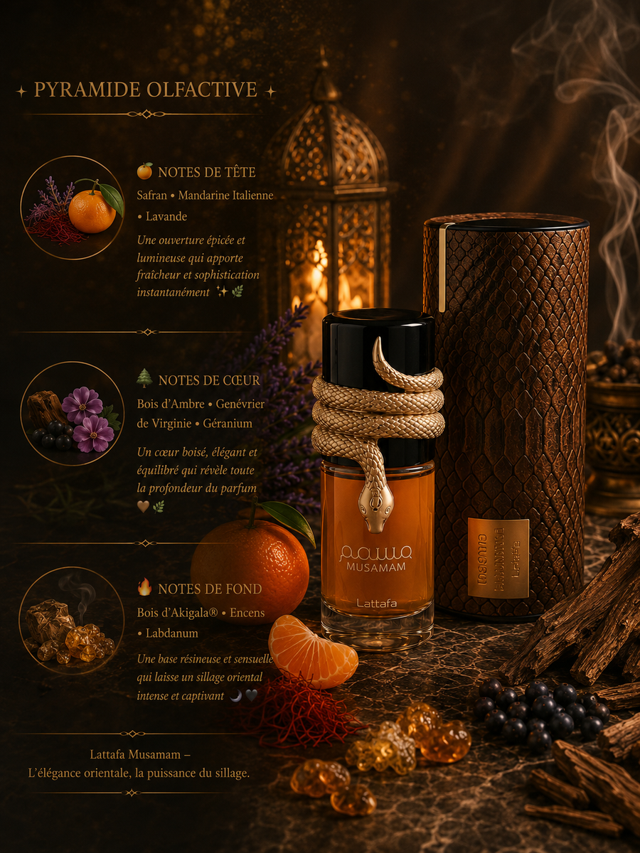 LATTAFA MUSAMAM 50ml – Eau de Parfum